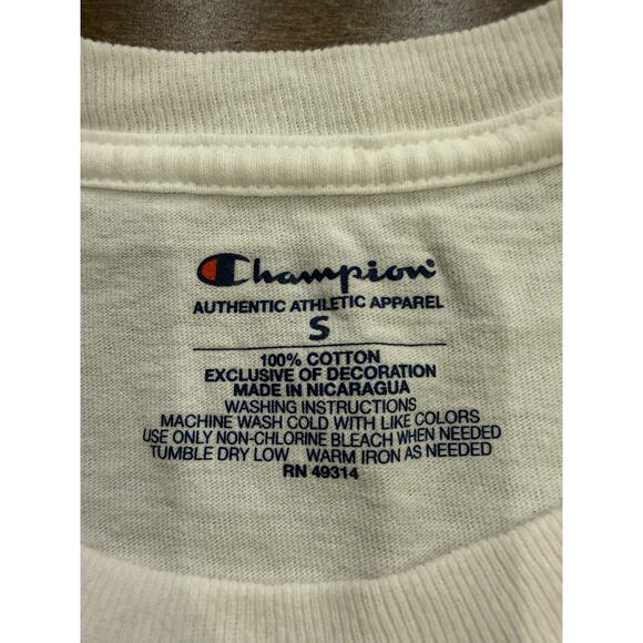 Champion Authentic Mens White Washington State University Cougars T-Shirt Size S - Picture 5 of 7